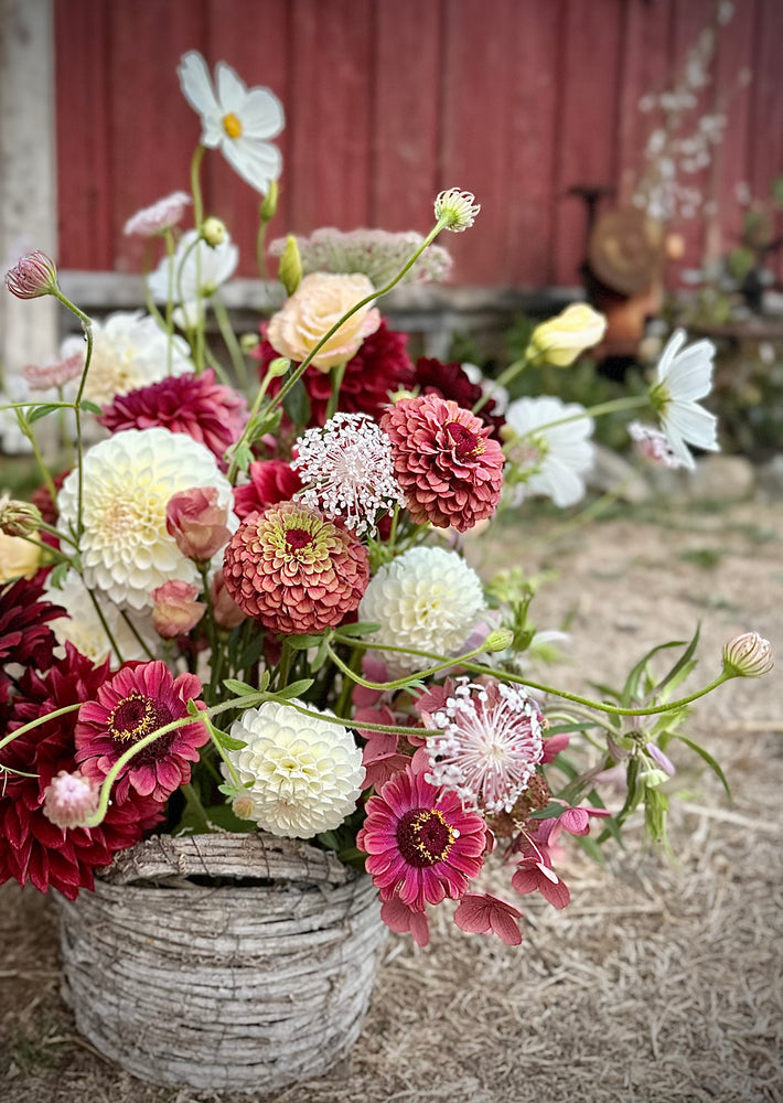 Sympathy flower basket.